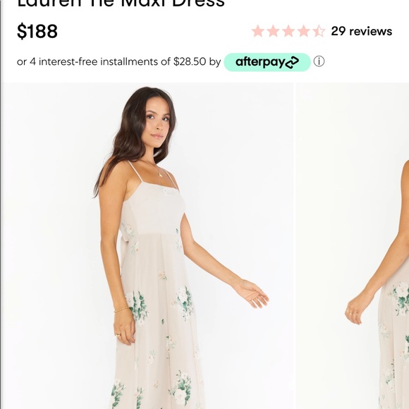 Show Me Your Mumu Lauren Tie Maxi Dress - Picture 5 of 7